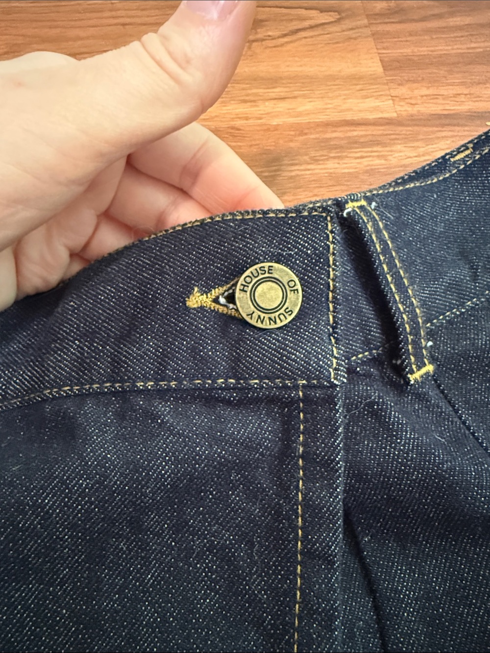 House of Sunny Pleated Denim Skirt - Picture 14 of 14